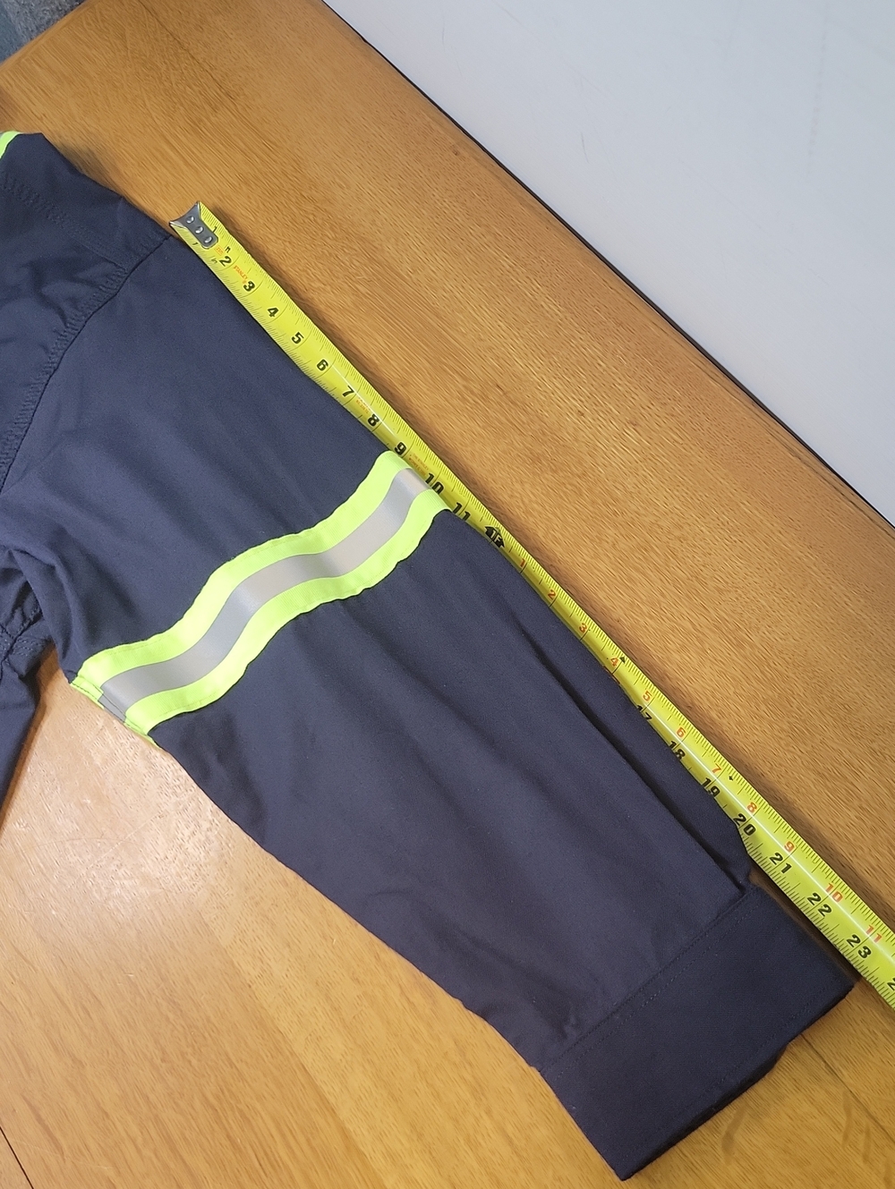 Carhartt Work Shirt with High-Vis Stripes - Navy & Lime/Gray Mens Size 2X - Picture 11 of 11
